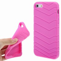 Silicone Texture Rose Case for 5 & 5S